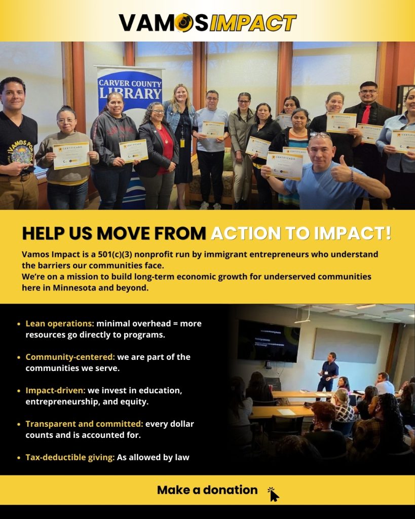 vamos impact DONATE